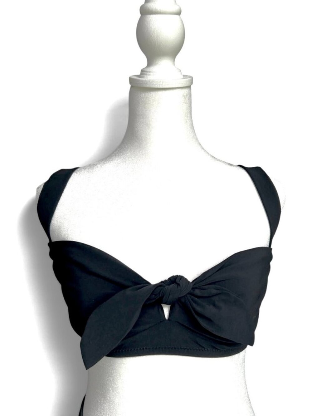 Pain de Sucre Morea Black Bandeau Bikini Top | 32D | NWT